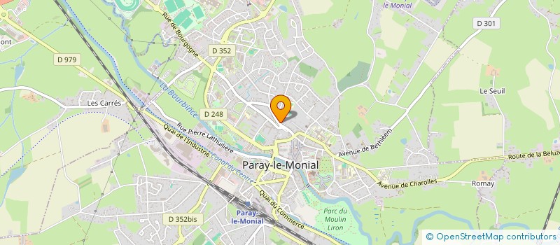 localisation de l'entreprise SOCILENE à PARAY-LE-MONIAL