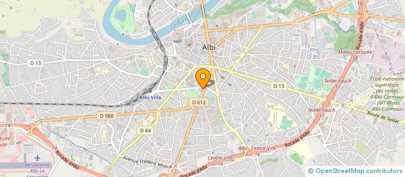 localisation de l'entreprise SOCIM à ALBI