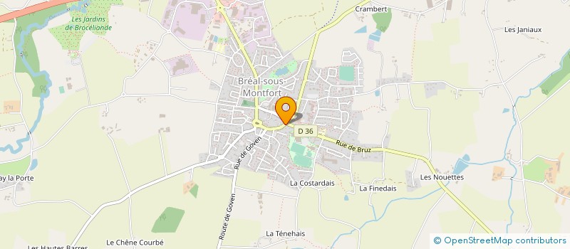 localisation de l'entreprise SOCIMPEX à BREAL-SOUS-MONTFORT