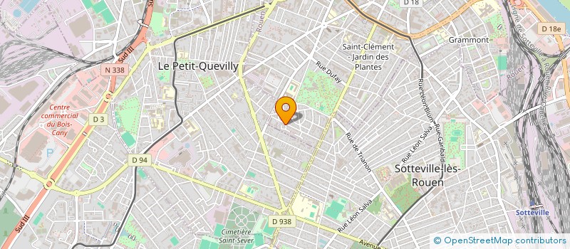 localisation de l'entreprise SOCINFAM à ROUEN