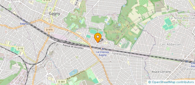 localisation de l'entreprise SOCINLEC  GAGNY
