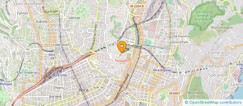localisation de l'entreprise SOCIOETE CIVILE IMMOBILIERE ERNESTEMMA à NICE