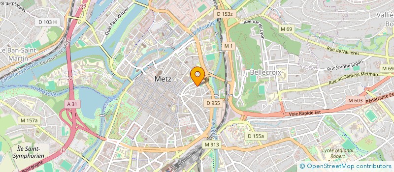 localisation de l'entreprise SOCIOS FC METZ  METZ