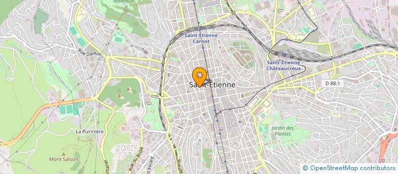 localisation de l'entreprise SOCIOS-VERTS  SAINT-ETIENNE