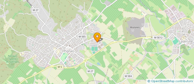 localisation de l'entreprise SOCIOTEMPS  PIGNAN
