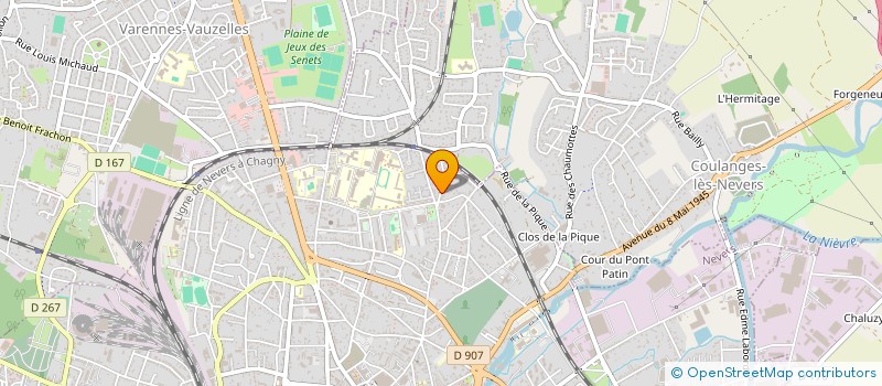 localisation de l'entreprise SOCIPAR à NEVERS