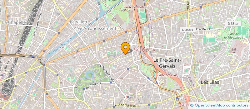 localisation de l'entreprise SOCIRQUE  PARIS