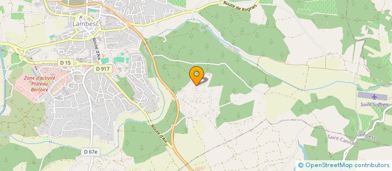 localisation de l'entreprise SOCITE CIVILE CABRIERES HAUT  LAMBESC