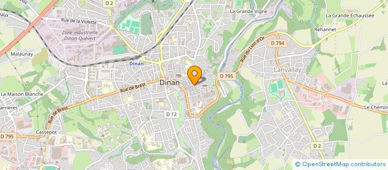 localisation de l'entreprise SOCITE CIVILE DES BORDS DE RANCE  DINAN