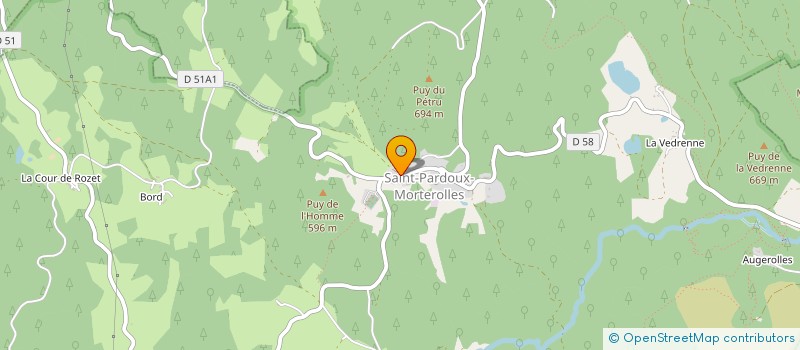 localisation de l'entreprise SOCITE CIVILE IMMOBILIERE DE LA FAYE  SAINT-PARDOUX-MORTEROLLES