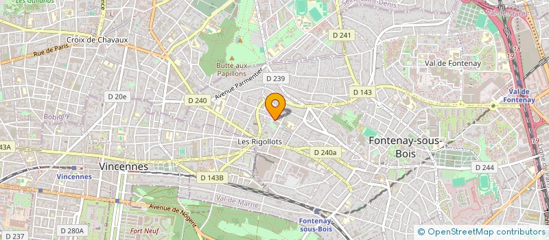 localisation de l'entreprise SOCITE CIVILE IMMOBILIERE KOCMET à FONTENAY-SOUS-BOIS
