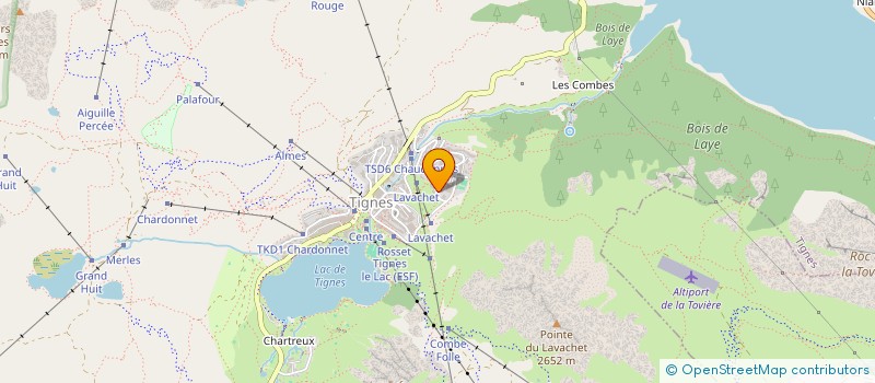 localisation de l'entreprise SOCITE CIVILE RSX IMMOBILIER  TIGNES