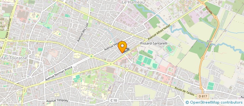 localisation de l'entreprise SOCITE FAMILIALE LARREGLE à PAU