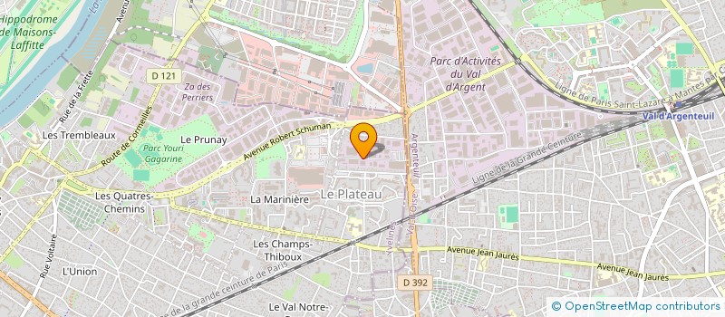 localisation de l'entreprise SOCITEC INTERNATIONAL  SARTROUVILLE