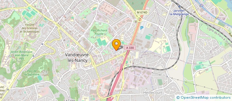 localisation de l'entreprise SOCJAR à VANDŒUVRE-LES-NANCY