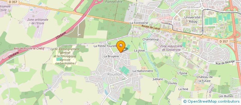 localisation de l'entreprise SOCKAEL INVEST  ROUILLON