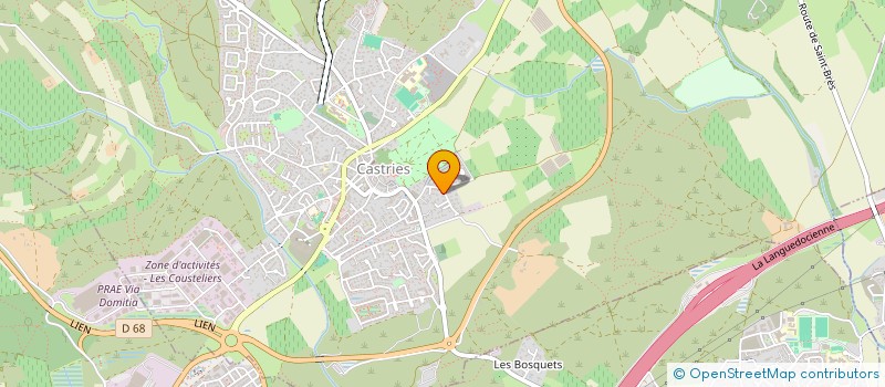 localisation de l'entreprise SOCL:E  CASTRIES