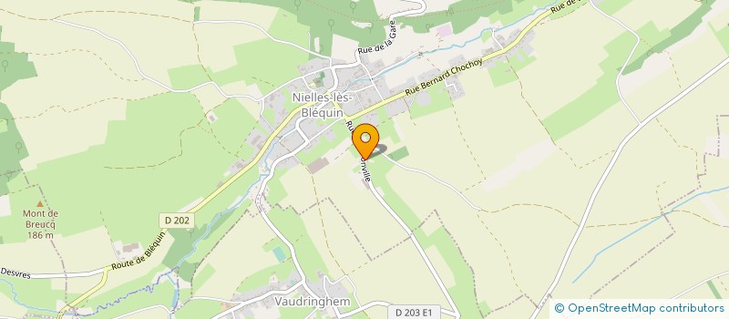 localisation de l'entreprise SOCLA à VAUDRINGHEM