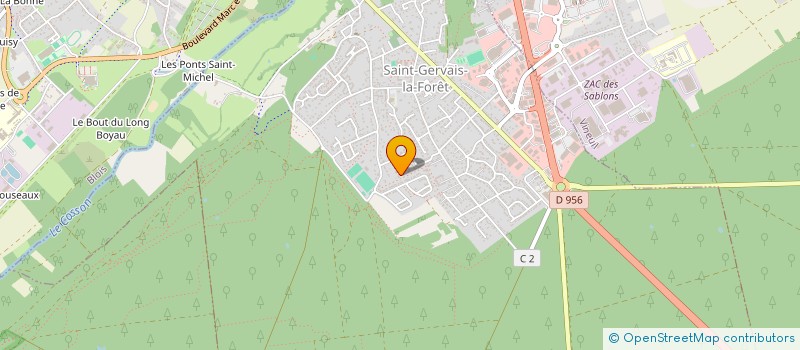 localisation de l'entreprise SOCLABA  SAINT-GERVAIS-LA-FORET