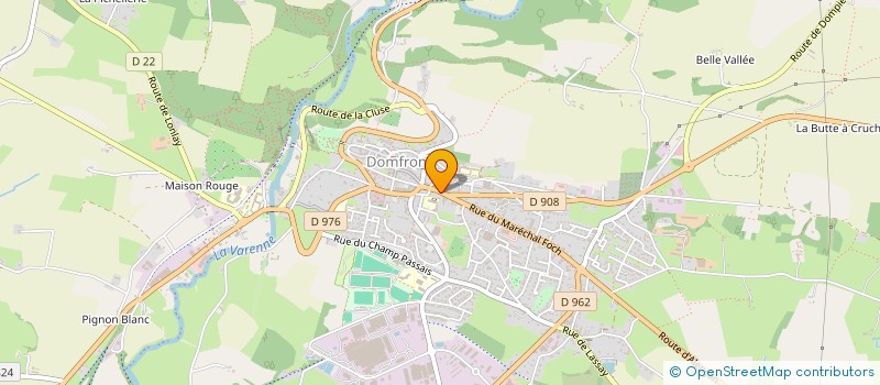 localisation de l'entreprise SOCLAJUMO à DOMFRONT-EN-POIRAIE