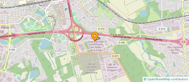 localisation de l'entreprise SOCLAM à COLLEGIEN