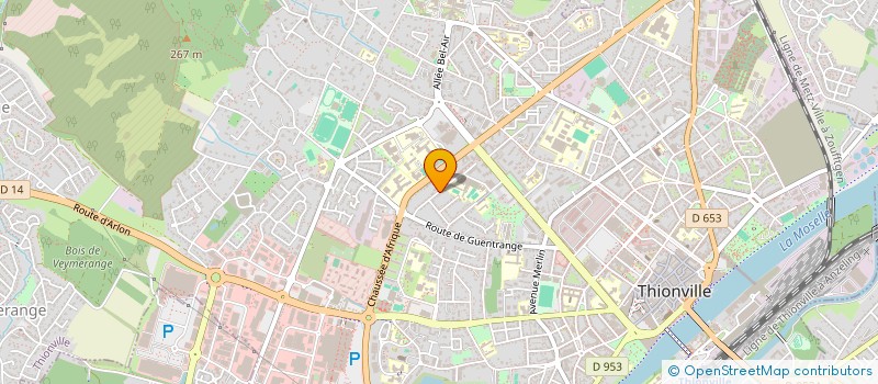localisation de l'entreprise SOCLANA à THIONVILLE