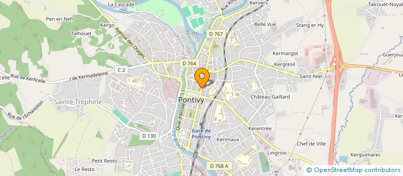 localisation de l'entreprise SOCLANEC à PONTIVY