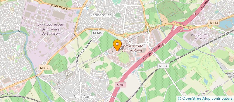 localisation de l'entreprise SOCLARA  SAINT-AUNES