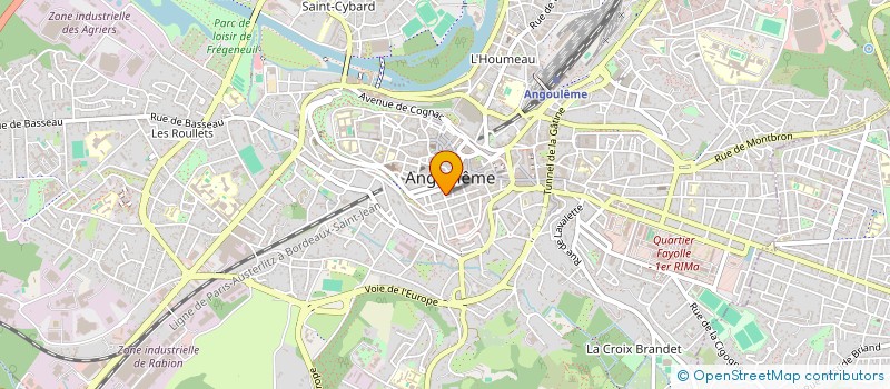 localisation de l'entreprise SOCLAXA SARL à ANGOULEME