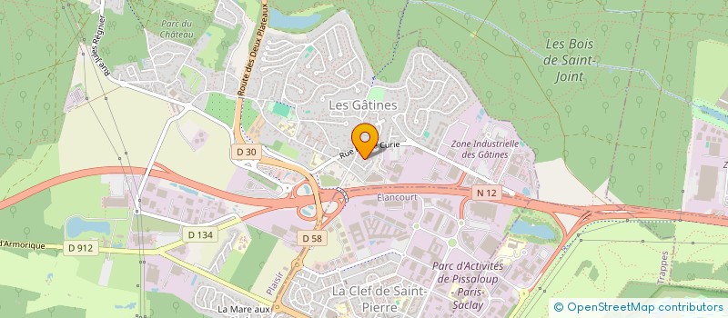 localisation de l'entreprise SOCLE à PLAISIR