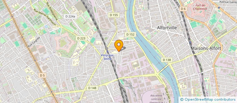 localisation de l'entreprise SOCLE à VITRY-SUR-SEINE