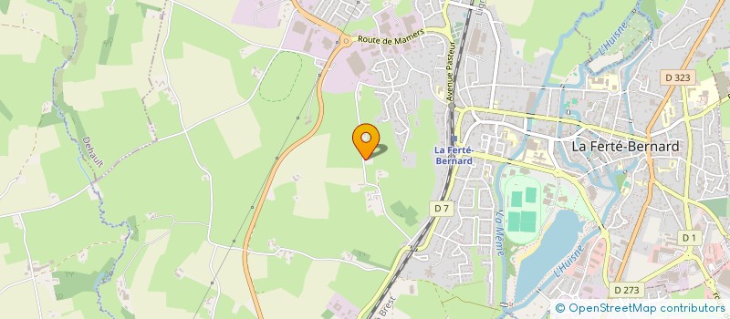 localisation de l'entreprise SOCLE  LA FERTE-BERNARD