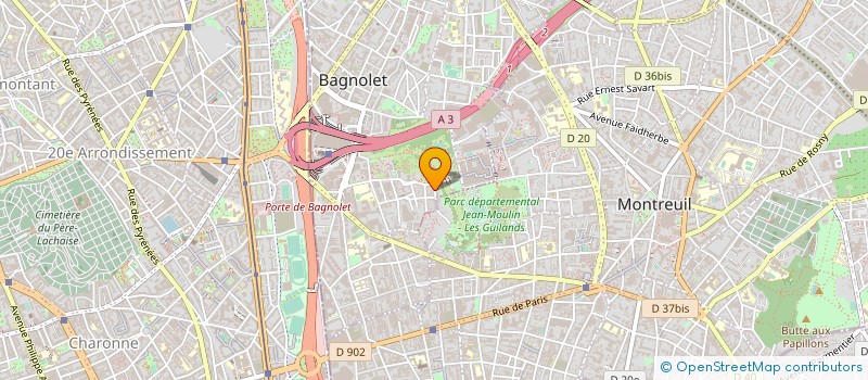 localisation de l'entreprise SOCLE COLLECTIONS  PANTIN