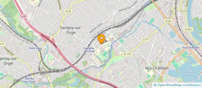 localisation de l'entreprise SOCLE DSI à VIRY-CHATILLON