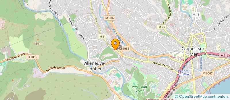 localisation de l'entreprise SOCLEANDRO à CAGNES-SUR-MER