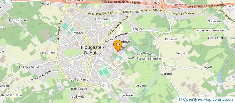 localisation de l'entreprise SOCLEM  PLOUGASTEL-DAOULAS