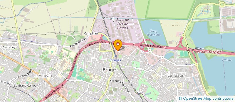 localisation de l'entreprise SOCLEVAX  BRUGES
