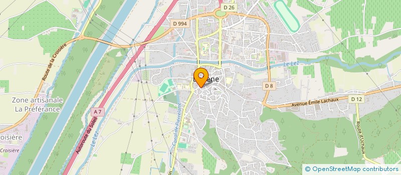 localisation de l'entreprise SOCLEX SARL  BOLLENE