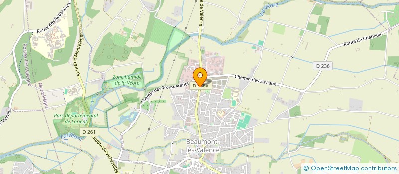 localisation de l'entreprise SOCMA ELEVAGES à BEAUMONT-LES-VALENCE