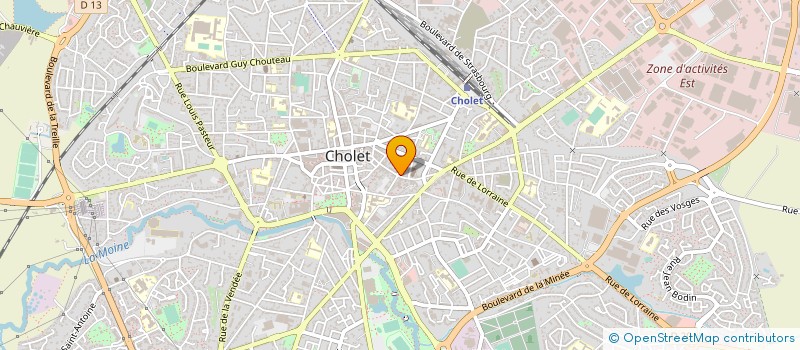 localisation de l'entreprise SOCMOD à CHOLET