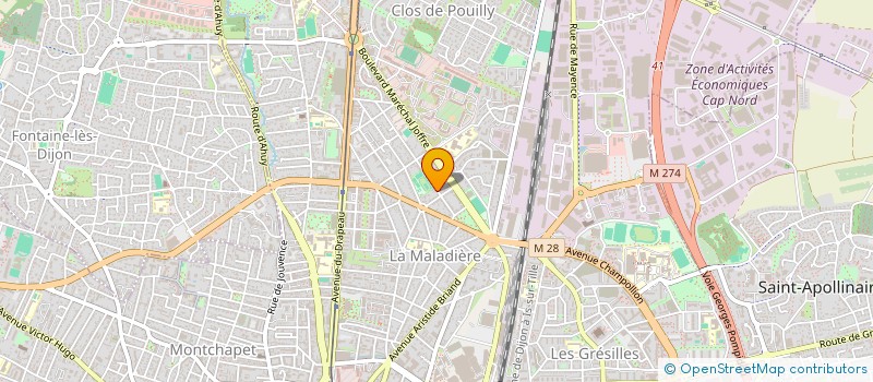 localisation de l'entreprise SOCNA à DIJON