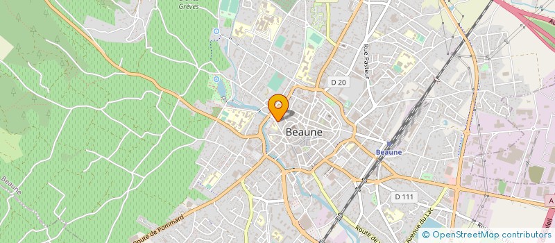 localisation de l'entreprise SOCNA SOLS à BEAUNE