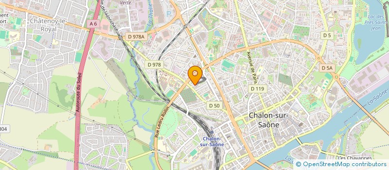 localisation de l'entreprise SOCO  CHALON-SUR-SAONE