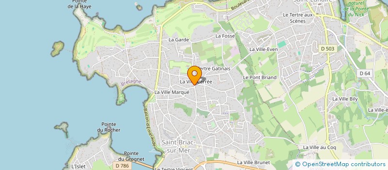 localisation de l'entreprise SOCOA  SAINT-BRIAC-SUR-MER