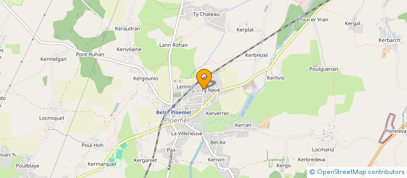 localisation de l'entreprise SOCOA 56  PLOEMEL