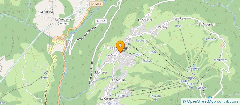 localisation de l'entreprise SOCOALPES à CREST-VOLAND