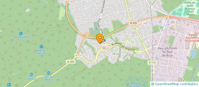 localisation de l'entreprise SOCOANA à LA TESTE-DE-BUCH