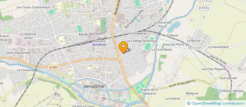 localisation de l'entreprise SOCOBEL à VENDOME