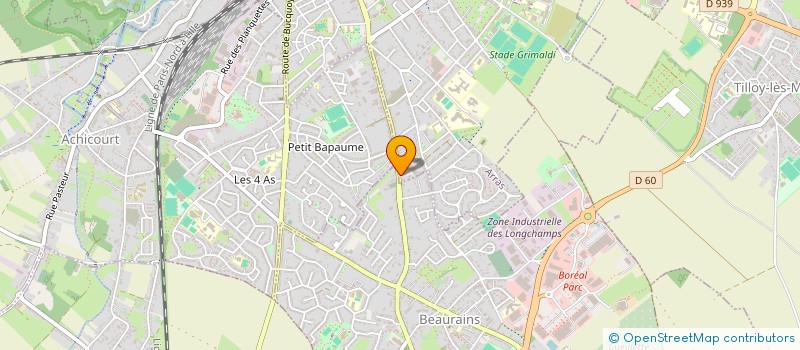 localisation de l'entreprise SOCODAM à ARRAS