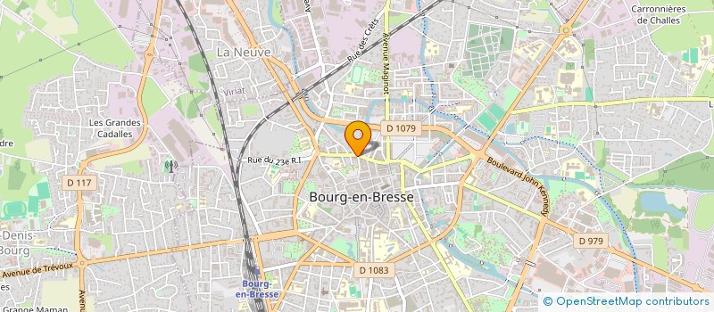 localisation de l'entreprise SOCODE à BOURG-EN-BRESSE